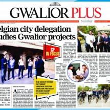 25.02.2019'''Belgium City Delegation Studies Gwalior Projects'''Times Of India