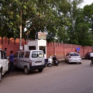 NCC Boundary wall - Railway Station -Smart City Parking'