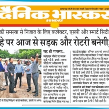 08.09.2019''Raod Traffic''Dainik Bhaskar