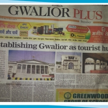 18.08.2019''Establishing Gwalior as Tourist Hub''Times of India