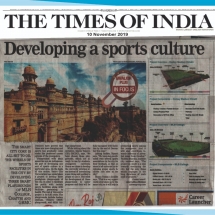 10-11-2019'' Playgrounds'''Times Of India