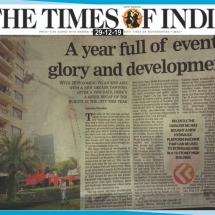 29-12-2019 ''Gwalior Glory'' Times Of India